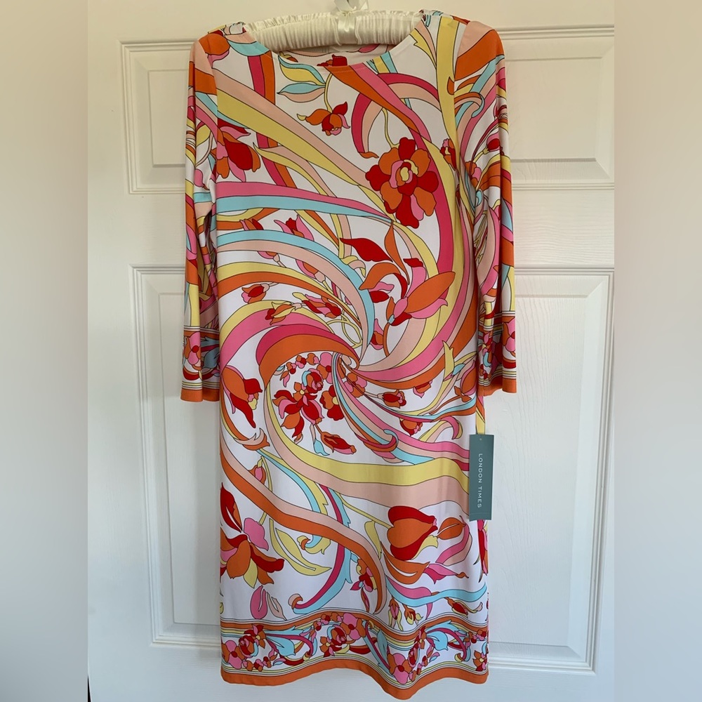 NWT London Times dress size 6… very flattering.